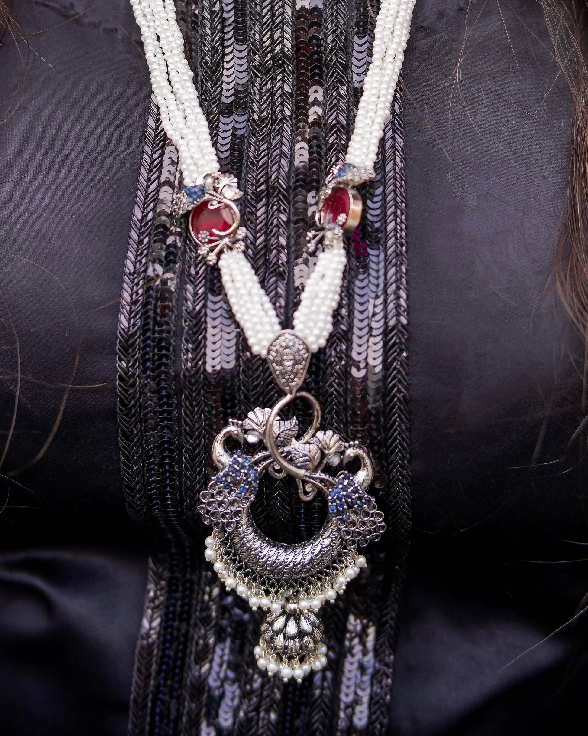 Handmade Silver Plated Mala