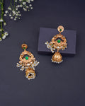Handmade Gold Plated Kundan Earrings