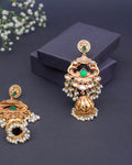 Handmade Gold Plated Kundan Earrings