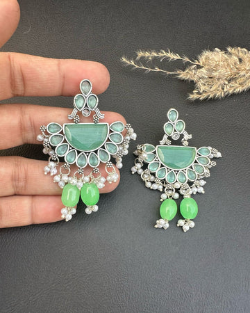 Inaayah Earrings Sea Green