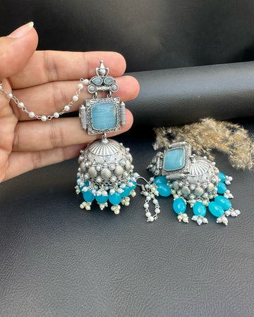 Valeriya Earrings Blue