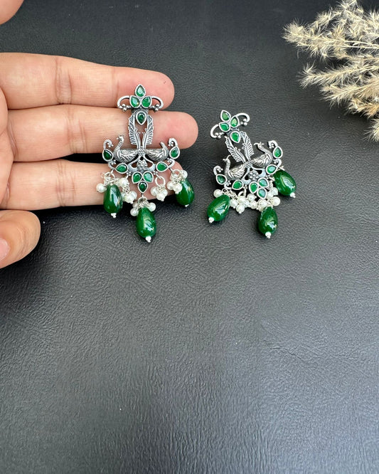 Soraya Earrings Green