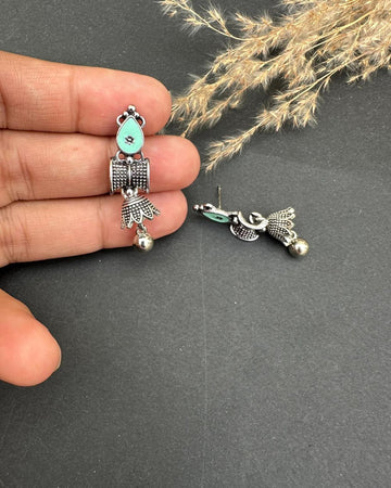 Alana Earrings Aqua