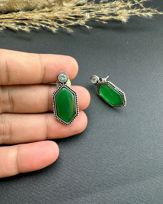 Negin Earrings Green