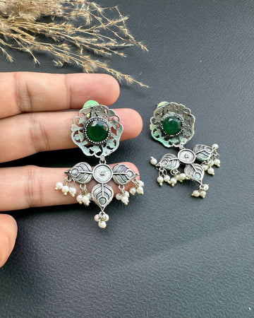 Parvin Earrings Green