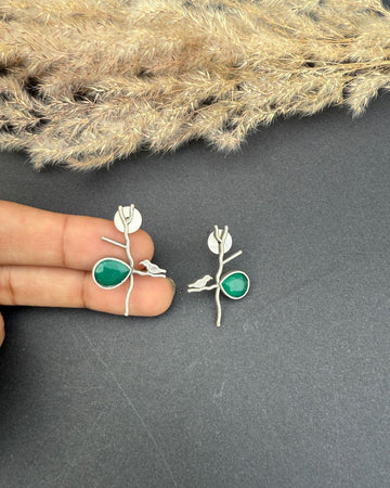Ava earrings green