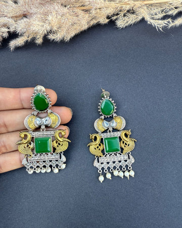 Sophia earrings green
