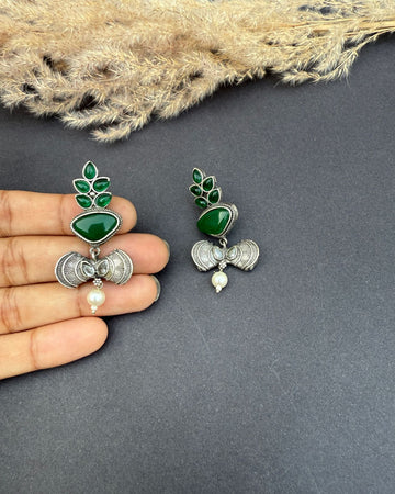 Azadeh Earrings Green