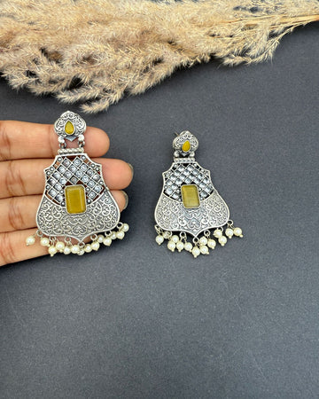 Haareem Earrings Yellow