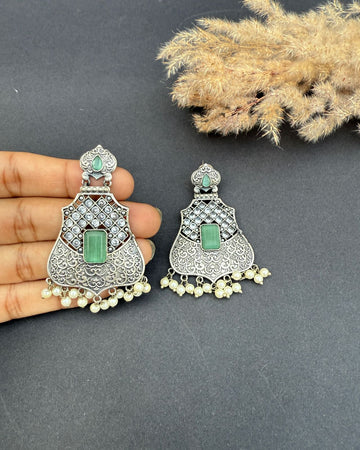 Haareem Earrings Aqua