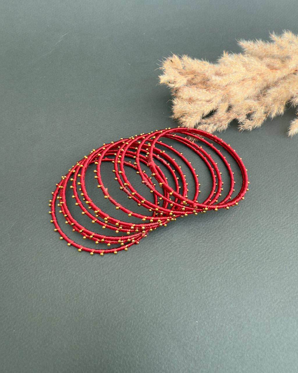 Laika Bangles Set Red