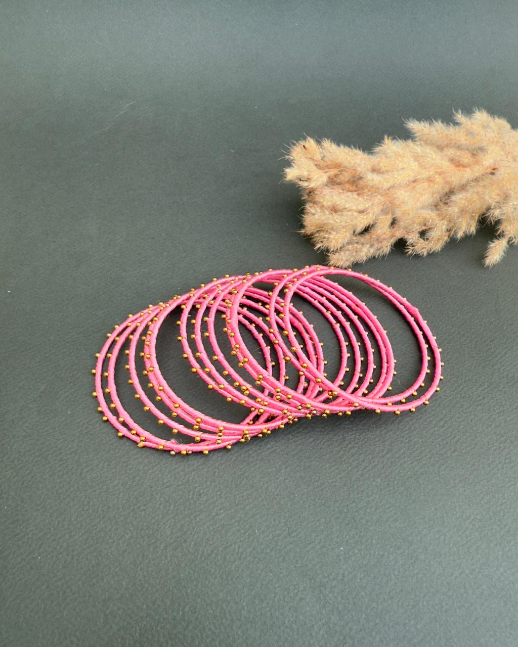 Laika Bangles Set Pink