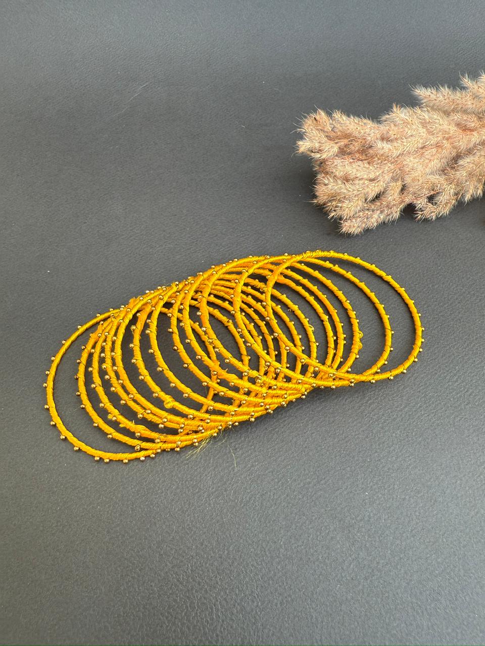 Laika Bangles Set Yellow