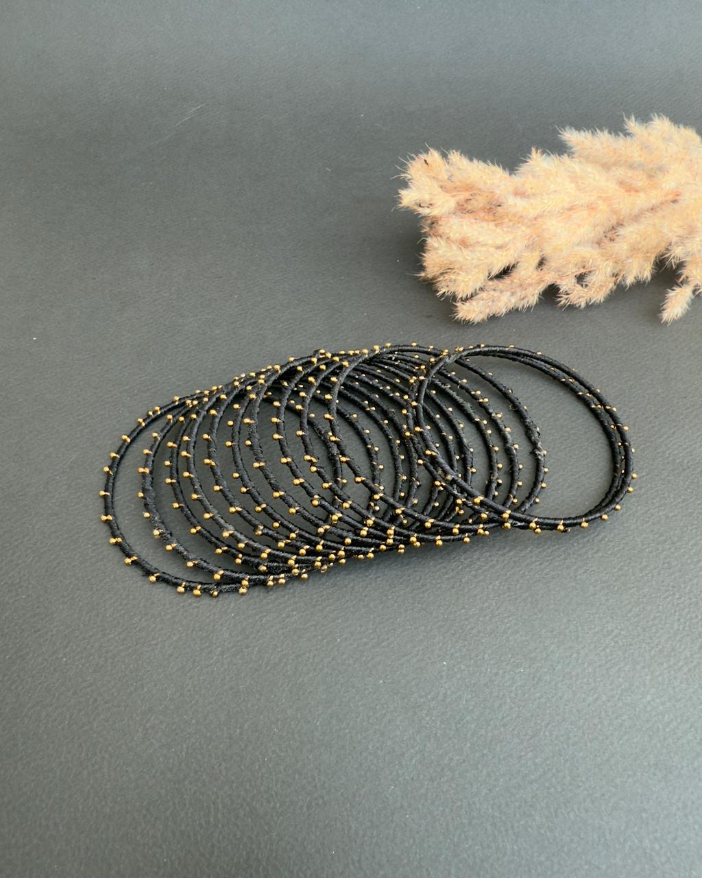 Laika Bangles Set Black