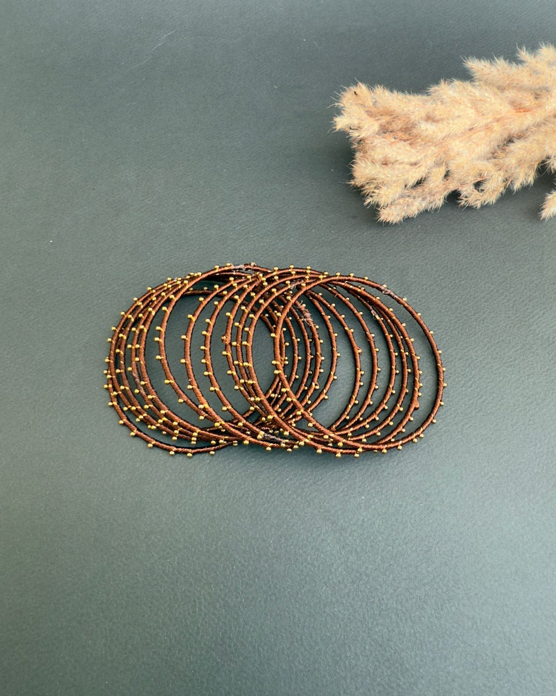 Laika Bangles Set Brown