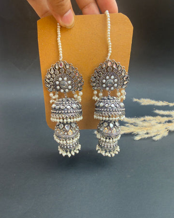 Mehr Jhumka Earrings (D.C)