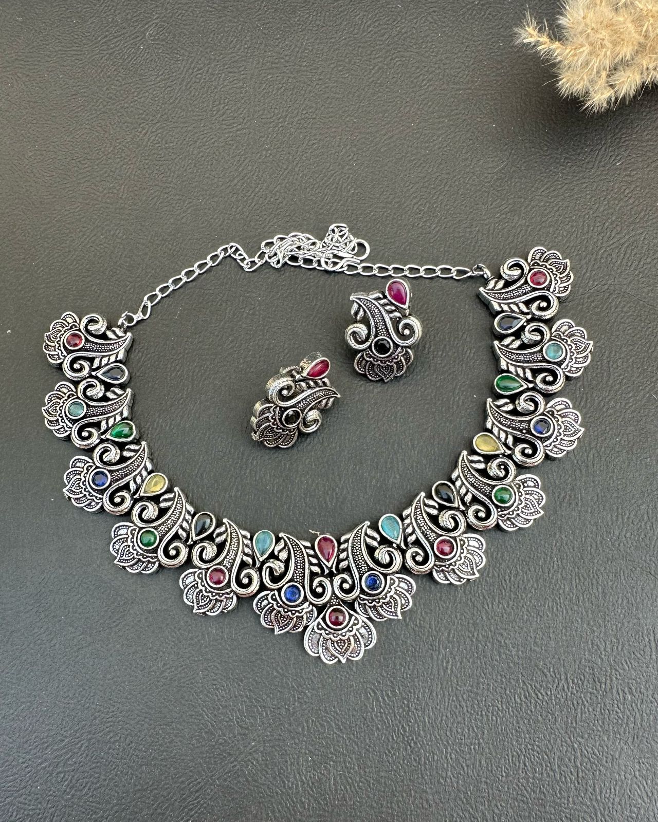 Numra Necklace Set Multicolor