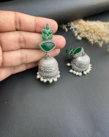 Esfir Earrings Green