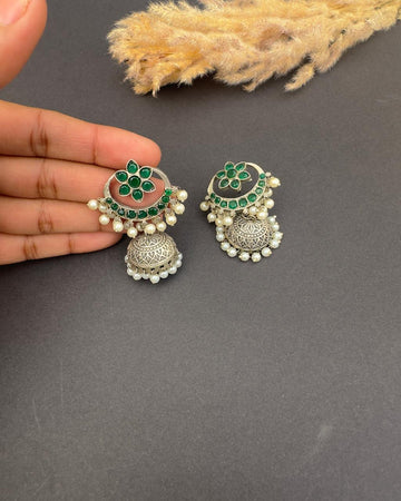 Ranee Earrings Green