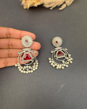 Genaa Earrings Red