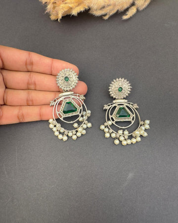 Genaa Earrings Green