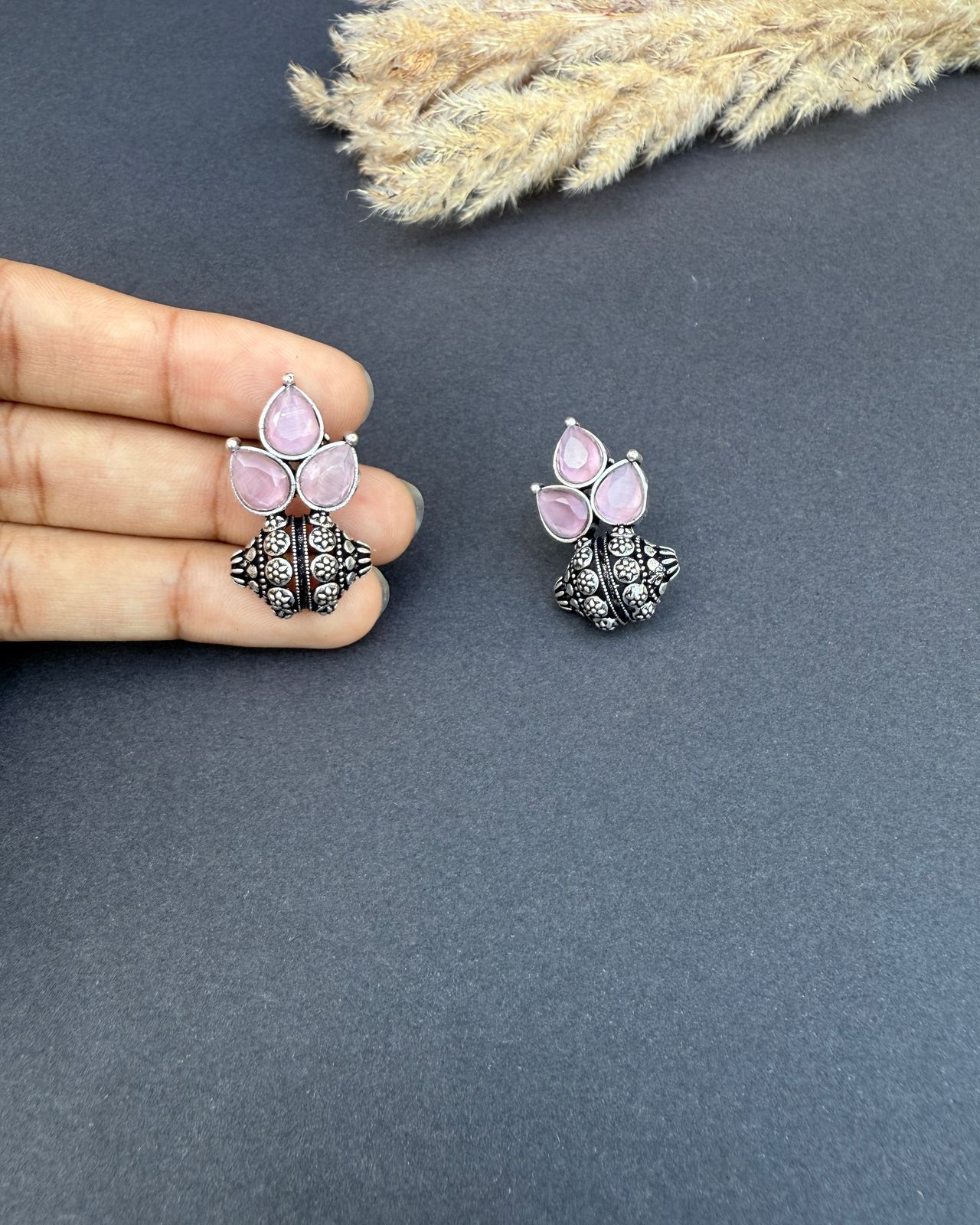 Eman Earrings Lilac