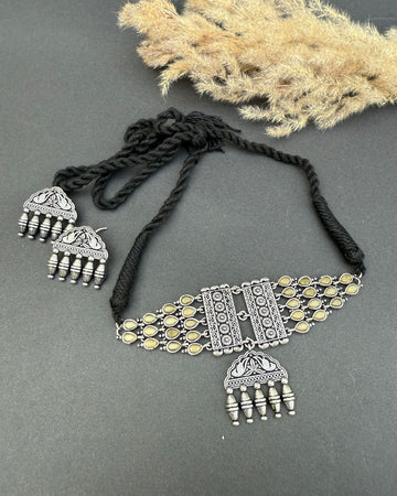 swaiba necklac set yellow