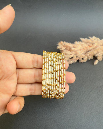 Laika Bangles Set White
