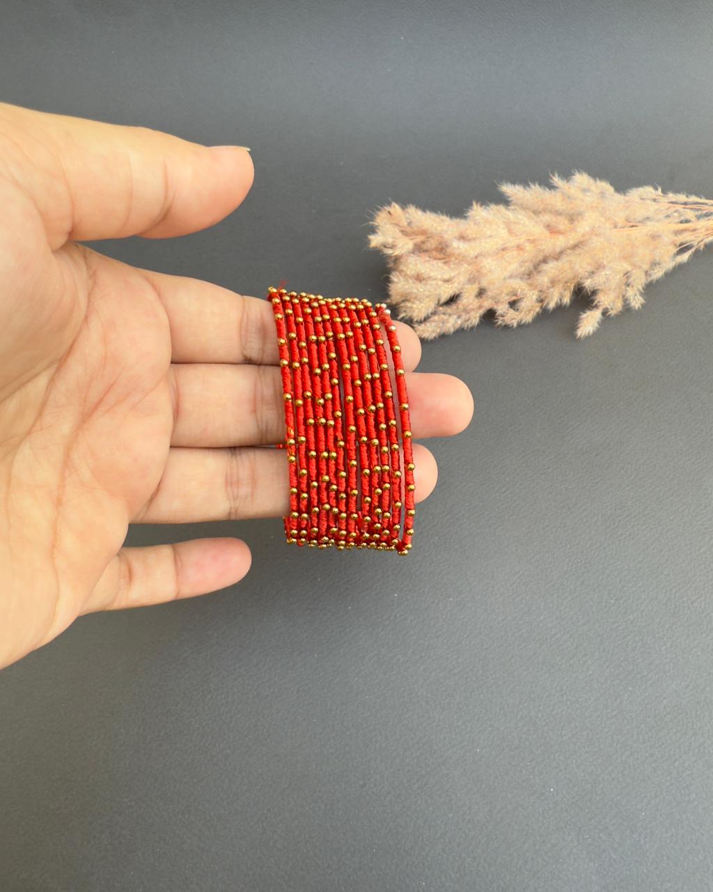 Laika Bangles Set Red2