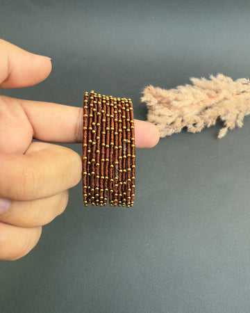 Laika Bangles Set Brown