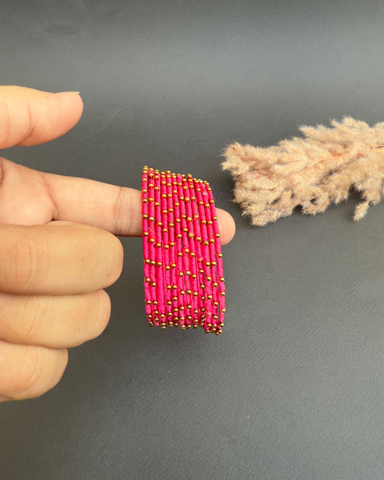 Laika Bangles Set Pink2