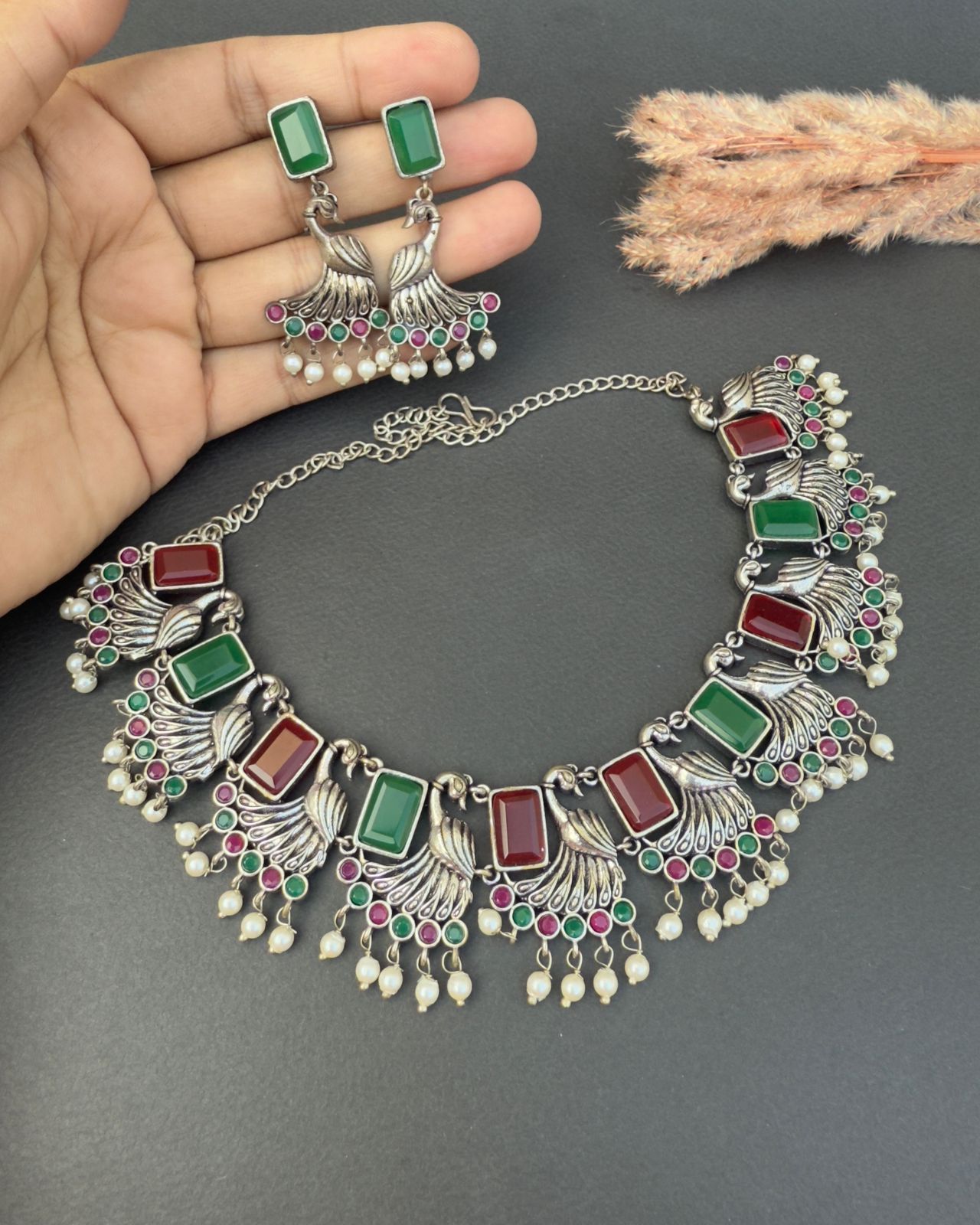 Abisa Necklace Set R&G