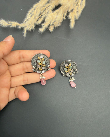 Nahid  Earrings Lilac