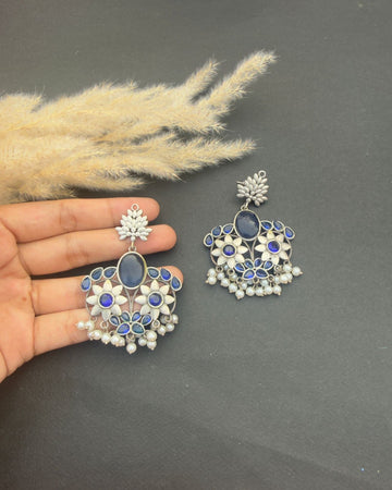 Elaf Earrings blue