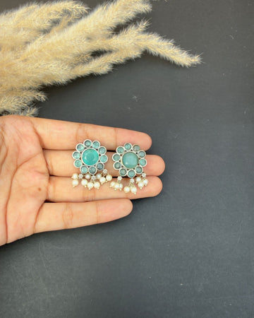 Zarminay Earrings Blue