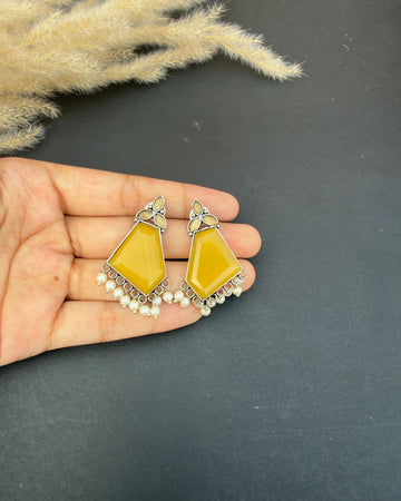 Abeera Earrings Yellow