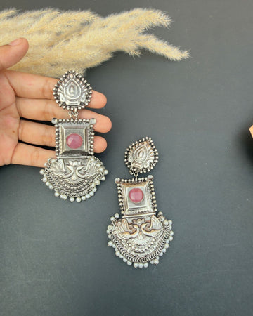 Nayab Earrings Pink