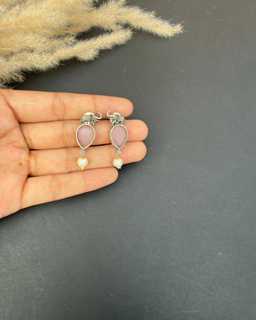 Meher Earrings Pink