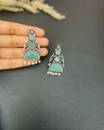 Nargess Earrings Mint
